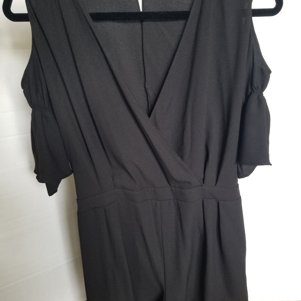 Zara Basic Collection Cold Shoulder Romper - image 3